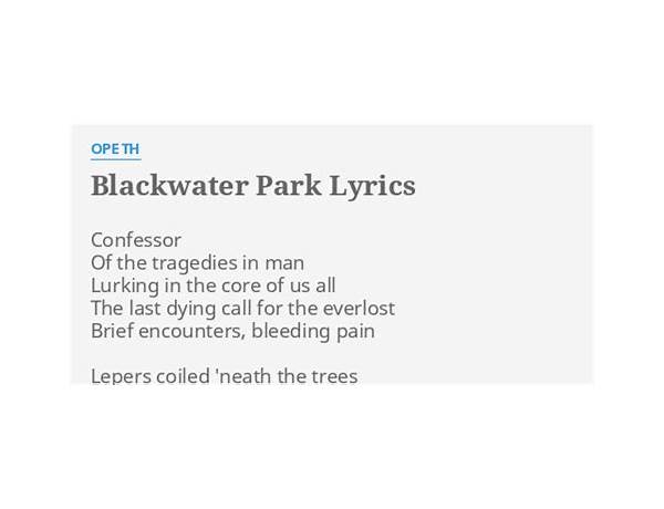 Blackwater Park en Lyrics [Opeth]