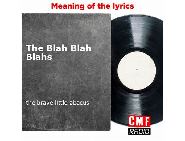 Blah-Blah-Blah en Lyrics [David Fonseca]