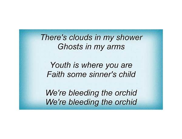 Bleeding the Orchid en Lyrics [The Smashing Pumpkins]