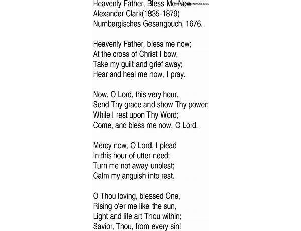 Bless Me Father en Lyrics [The Saw Doctors]