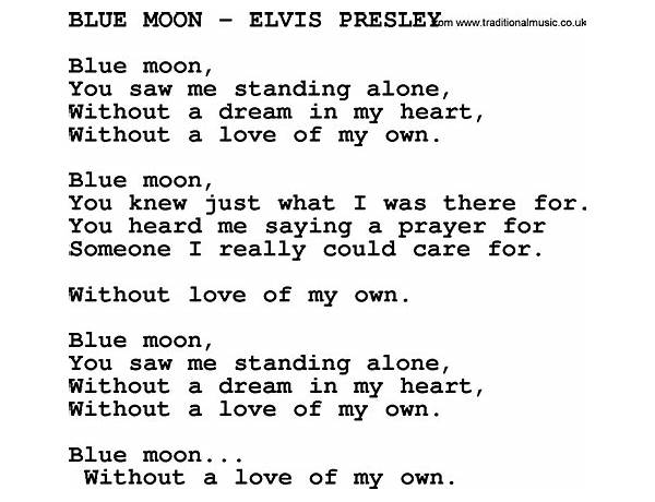 Blue Moon Duel en Lyrics [DHG]