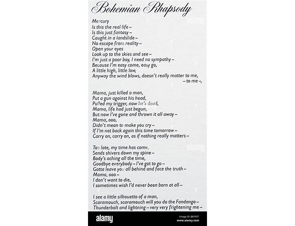 Bohemian Rhapsody en Lyrics [Queen]