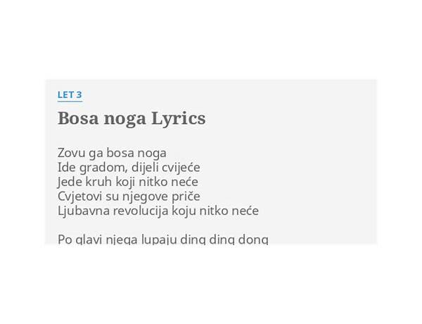 Bosa Noga tr Lyrics [Fatima Spar und die Freedom Fries]