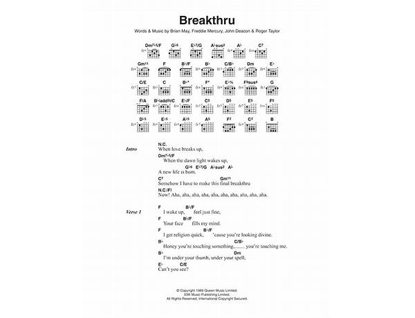 Breakthru en Lyrics [B0ysc1ub]