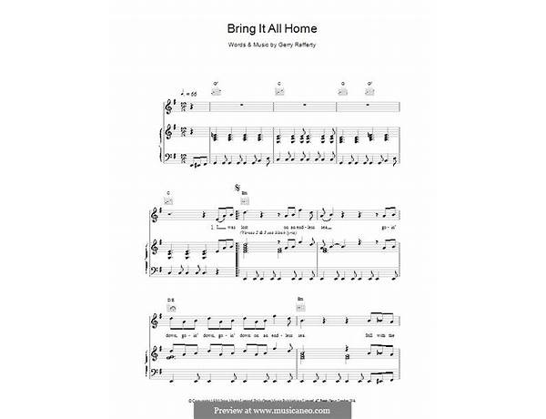 Bring It All Home en Lyrics [Gerry Rafferty]