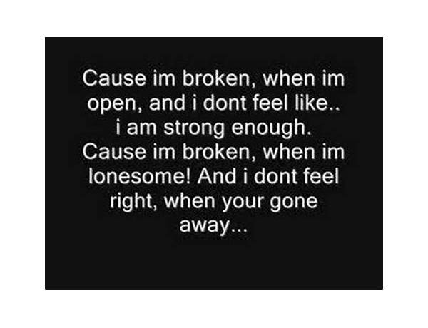 Broken en Lyrics [Bari X]