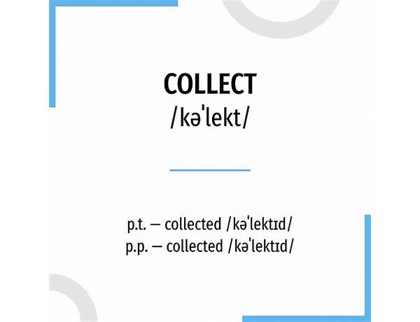 COLLECT en Lyrics [Jarry Manna]