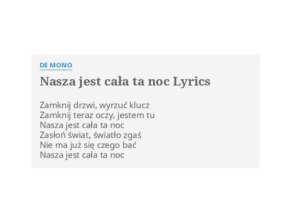 Cała Noc pl Lyrics [Sxbvshi]