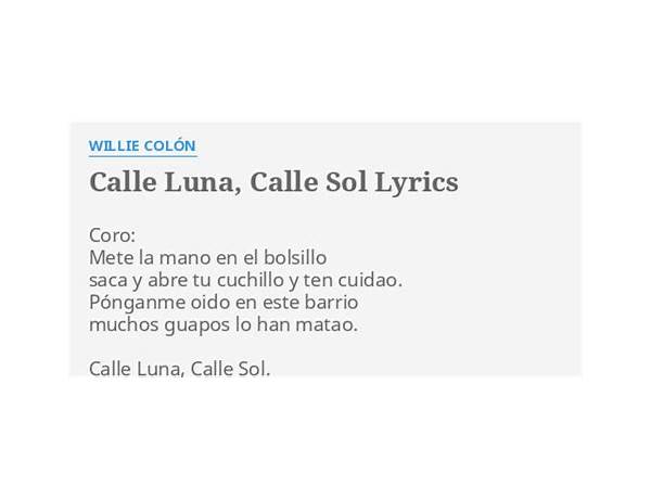 Calle Luna en Lyrics [Conquista]