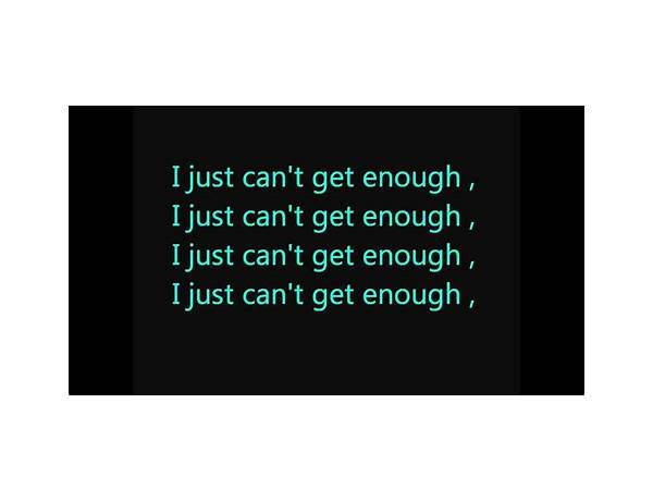 Can\'t Get Enough en Lyrics [Infadels]