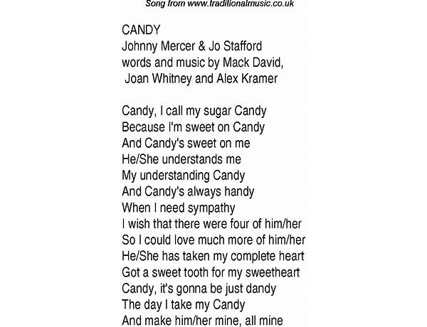 Candy Apple en Lyrics [Stacey Q]