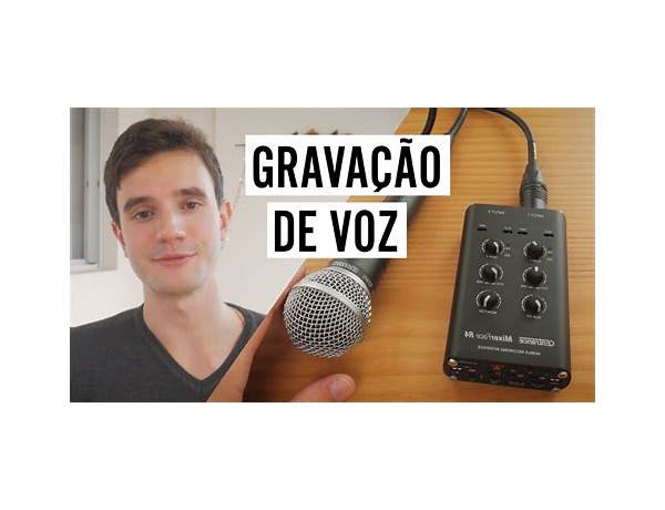 Captação de voz: Cristiano Soares, musical term