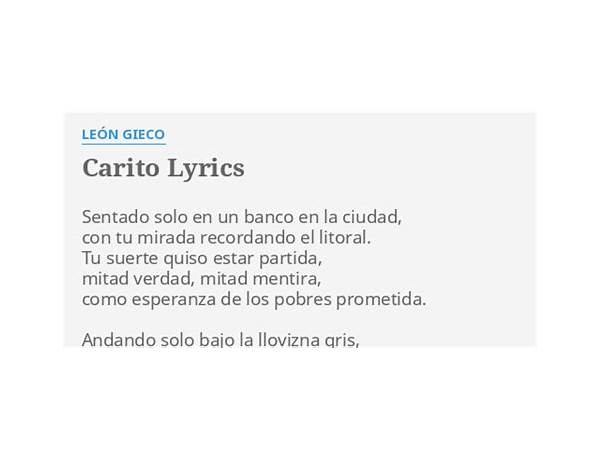 Carito es Lyrics [León Gieco]