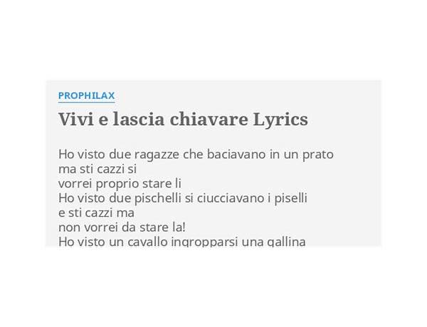 Casa chiusa it Lyrics [Prophilax]