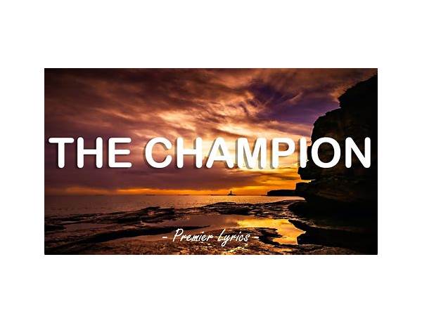 Champion en Lyrics [AdyB]