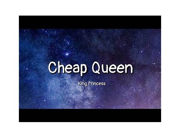 Cheap Queen en Lyrics [King Princess]