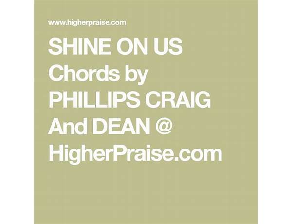 Christian en Lyrics [Phillips, Craig & Dean]