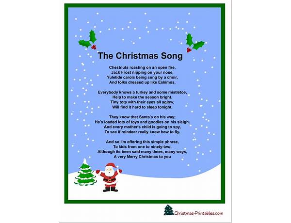 Christmas en Lyrics [Liam Cordero]