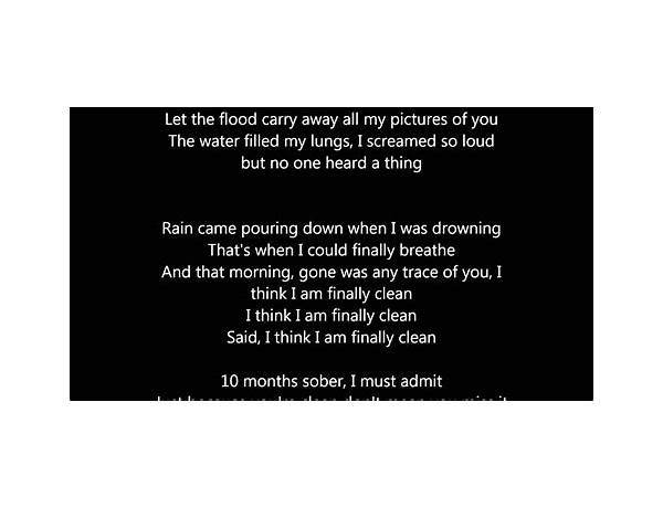 Clean en Lyrics [Taylor Swift]