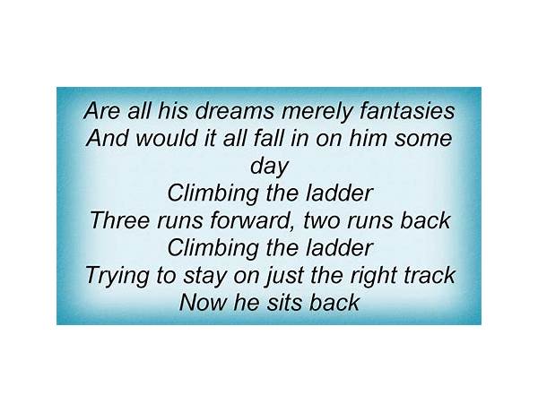 Climb The Ladder en Lyrics [This Is A Standoff]