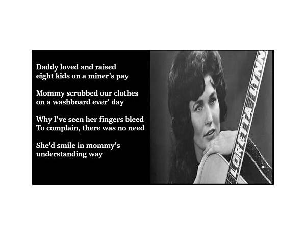 Coal Miner’s Daughter en Lyrics [Loretta Lynn]