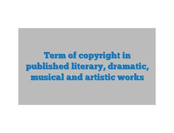 Copyright ©: Proletik, musical term