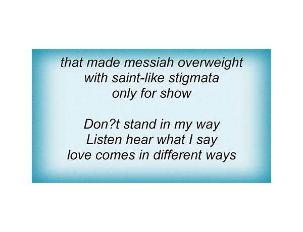 Cracked Messiah en Lyrics [ARK]