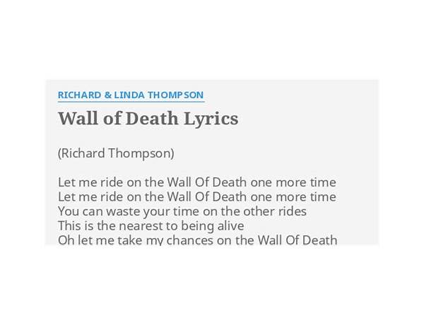 Crimescene en Lyrics [Richard Thompson]