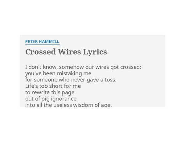 Crossed Wires en Lyrics [Acorn]