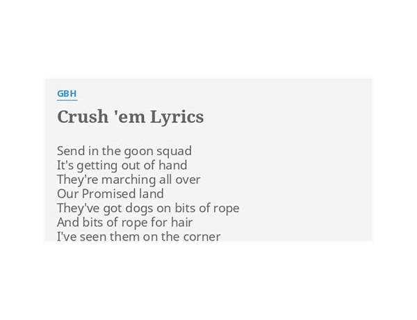 Crush en Lyrics [Tessa Violet]