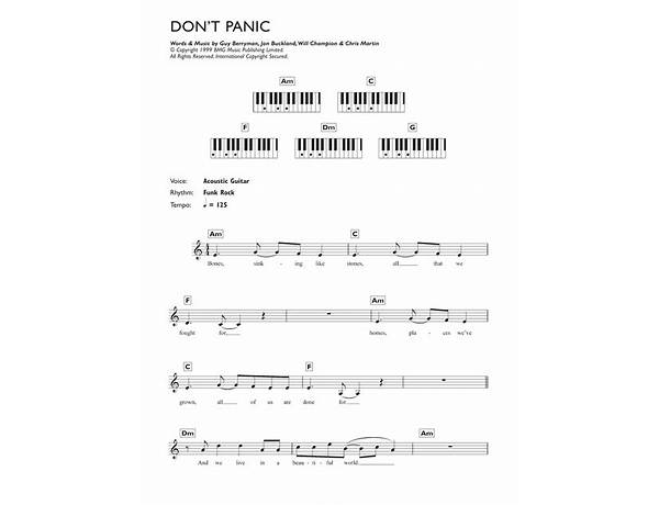 DON\'T PANIC en Lyrics [KDFROMTHEPACK]