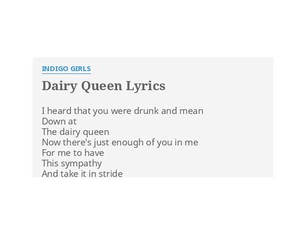 Dairy Queen en Lyrics [Normie Girlfriend]