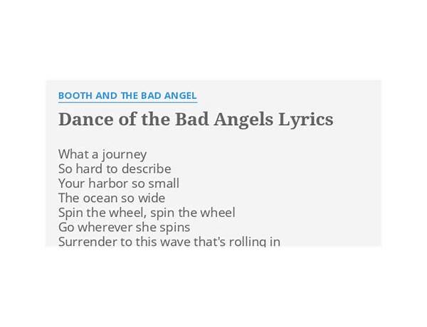 Dance Of The Bad Angels en Lyrics [Booth and the Bad Angel]