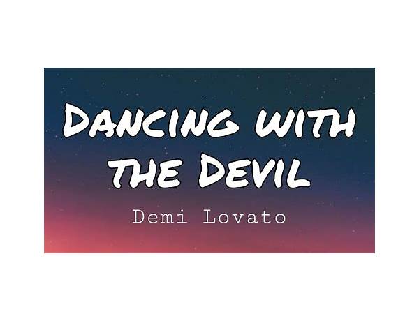 Dancing with the devil en Lyrics [Moko (R&B)]