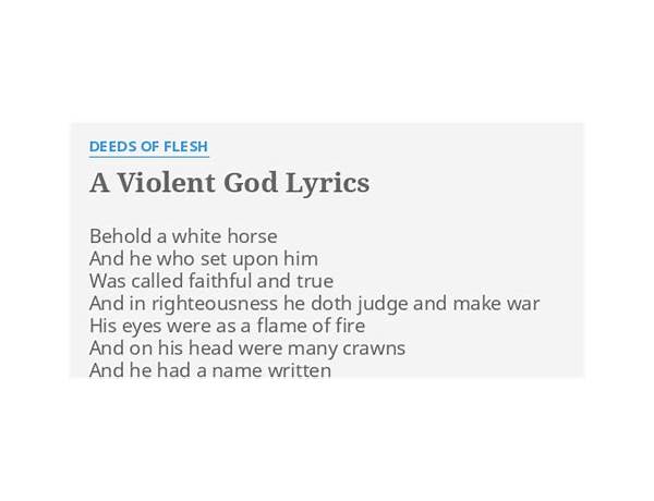 Deeds of Flesh en Lyrics [Deeds of Flesh]