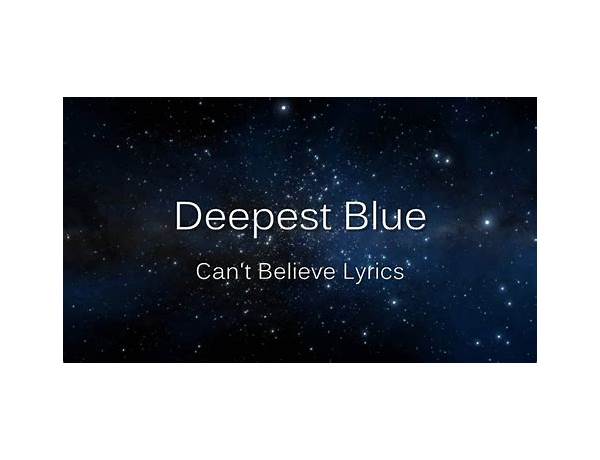 Deepest Blue en Lyrics [Linda Eder]