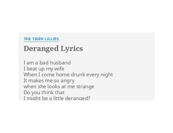 Deranged en Lyrics [Dion Yorkie]