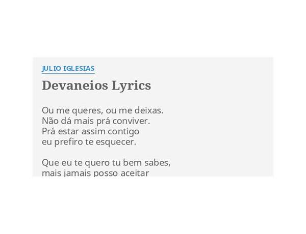 Devaneius pt Lyrics [D\' Assis]