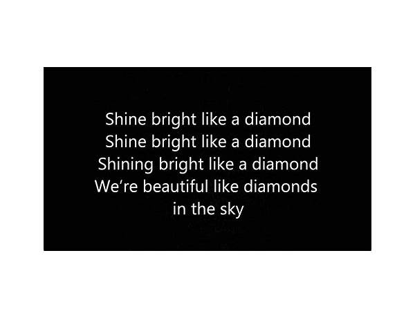 Diamonds In The Sky en Lyrics [Kid Politics]