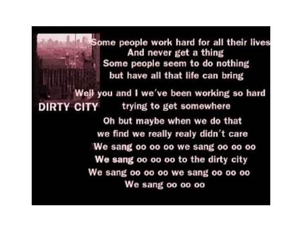 Dirty City en Lyrics [Sutherland Brothers & Quiver]