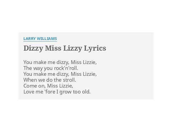 Dizzy Miss Lizzy en Lyrics [Canned Heat]