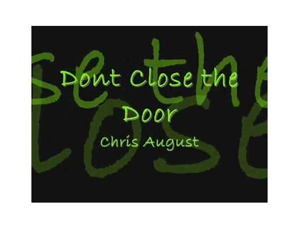 Don\'t Close the Door en Lyrics [Geggy Tah]