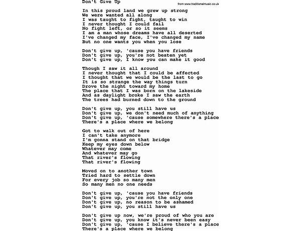 Don\'t Live Up en Lyrics [Born Ruffians]