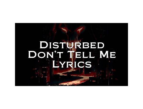 Don\'t Tell Me en Lyrics [Carla Wehbe]