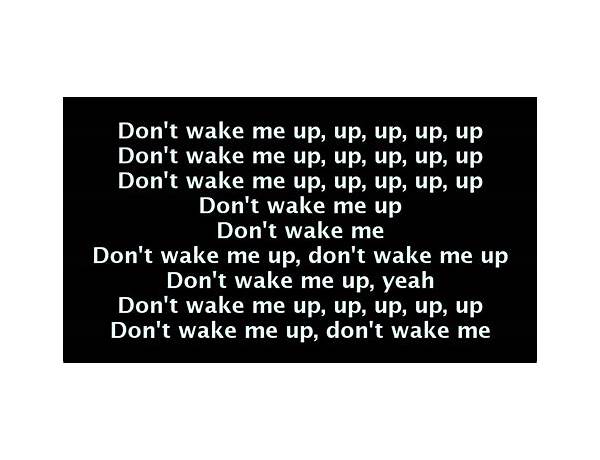 Don\'t Wake Up ru Lyrics [NAMYRO]