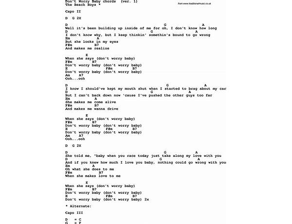 Don\'t Worry Baby en Lyrics [Flaco Jiménez]