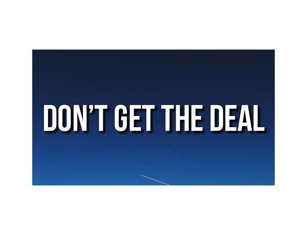 Don’t get the deal en Lyrics [​beabadoobee]