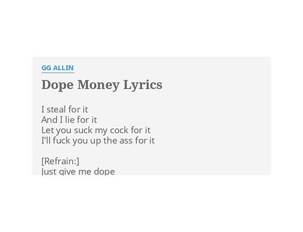 Dope money en Lyrics [Charlie Rothsteen]