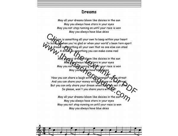 Dreams en Lyrics [Tyrell 169]