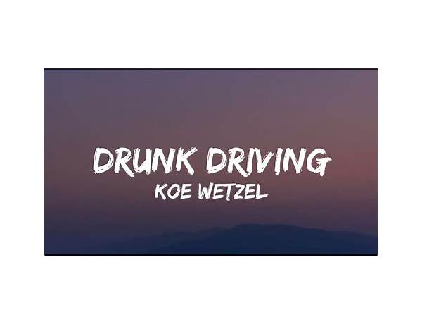 Drunk Driving en Lyrics [X|F]